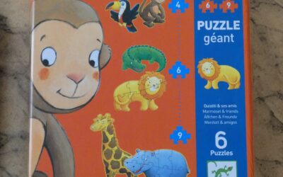 Riesen-Puzzle – Äffchen und Freunde