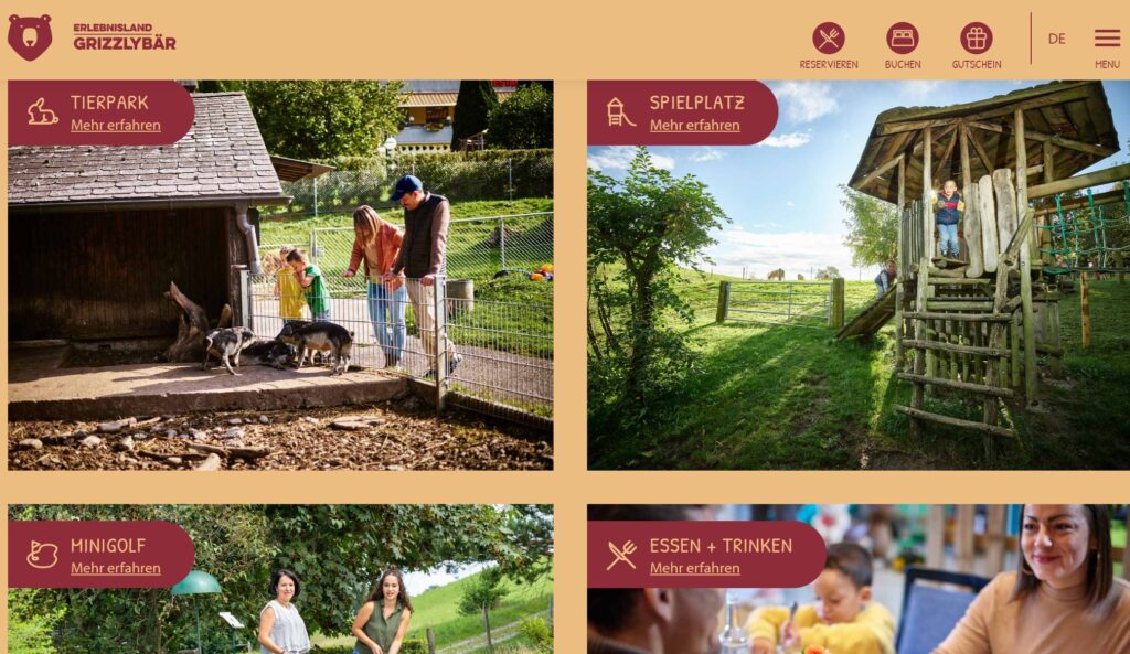 Grizzlybär Website